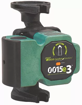 Taco 0015e3 three-setting, ECM-powered circulator