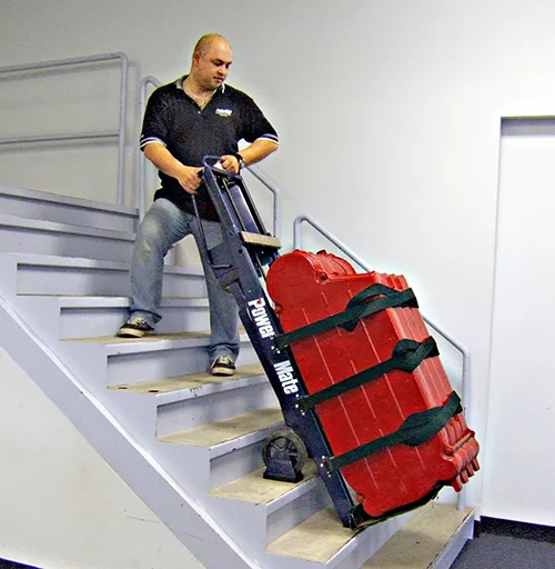 PowerMate Moving a Boiler on Stairs