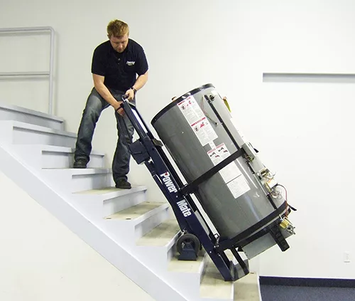 PowerMate Water Heater on Stairs